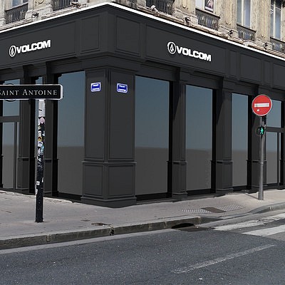Rénovation façade de magasin - Volcom Lyon - Photo 3