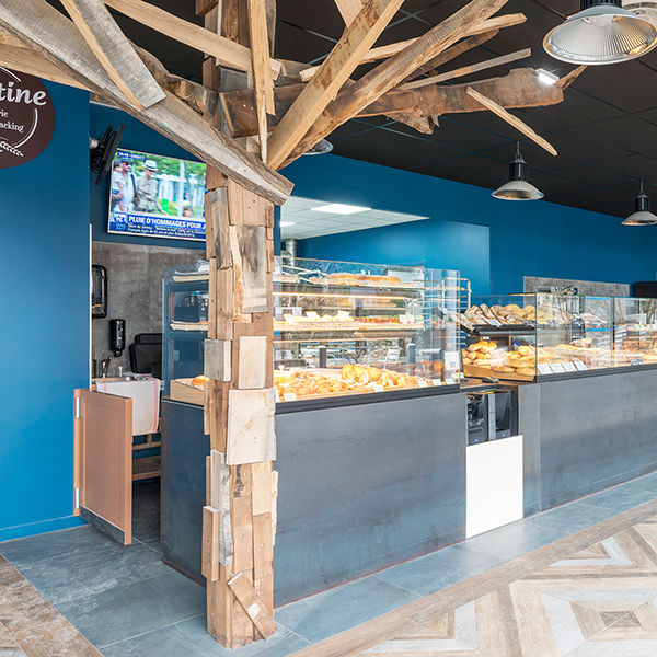 Agencement boulangerie - restaurant 300 m² - Moirans - Photo 1